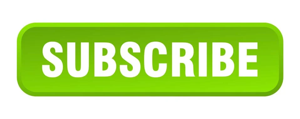Subscribe button. subscribe square 3d push button Illustrazione stock