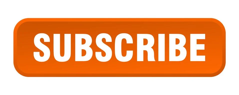 Subscribe button. subscribe square 3d push button Stock Illustration