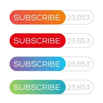 Subscribe button vector Stock Illustration