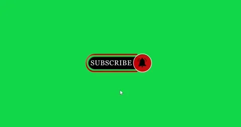 Subscribe button for video overlay click animation. Subscribe and  bell notifica Vídeos de archivo 332863059