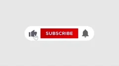 Youtube subscribe button, like and bell ... | Stock Video | Pond5