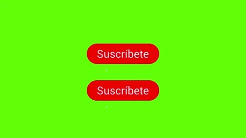 Subscribe Buttons Spanish Text Red – Suscrito and Gracias 4K Green Screen Stock Footage 325654244