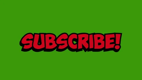 Subscribe comic font animation. Stock Footage 251471881
