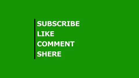 Subscribe Like Comment Share Text Animation | Social Call to Action Vidéo 340656366