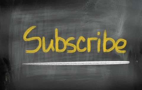 Subscribe concept Illustrazione stock
