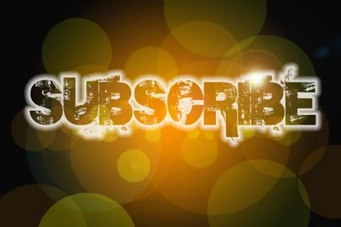 Subscribe concept Stock Illustration