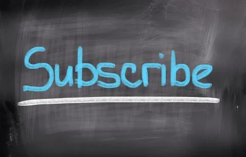 Subscribe Concept Stock Illustration