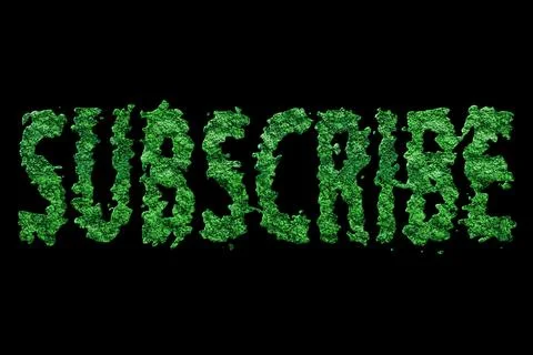 Subscribe concept text, Blogging, streaming. Social media concept Stock Photos