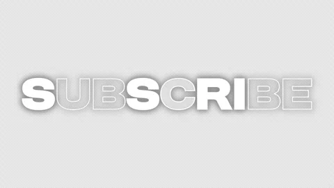 Subscribe Flickering Text Animation. Video stock 311536734