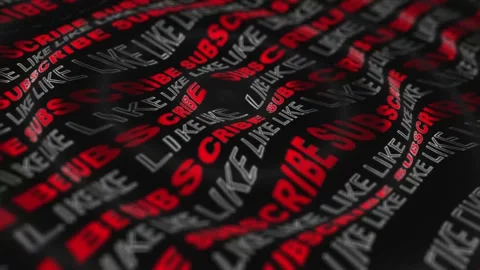 SUBSCRIBE LIKE Video stock 243838366