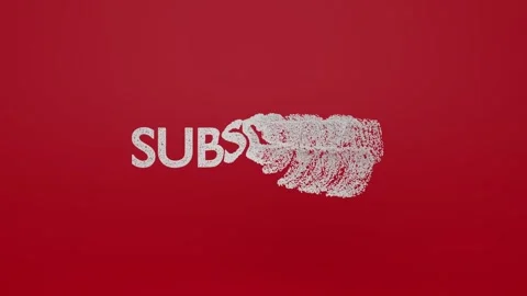 SUBSCRIBE Stock Footage 244692572