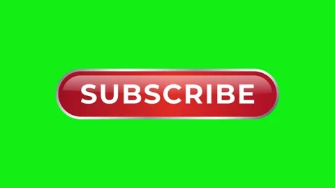 Subscribe Glossy Red Web Button Design Animation on Green Background Stock Footage 248909072