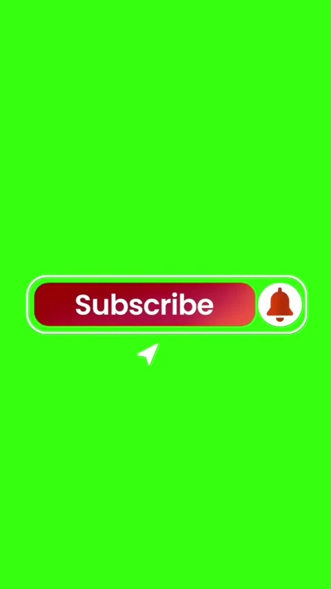Subscribe Green screen Animation Stock Footage 296923584