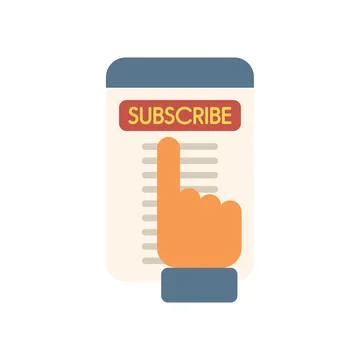Subscribe icon flat vector. Email message イラスト素材