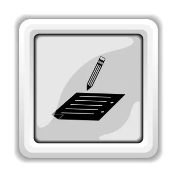 Subscribe icon. internet button on white background.. Stock Illustration