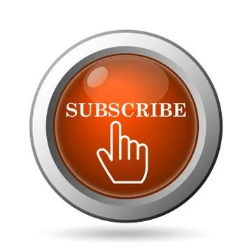 Subscribe icon. internet button on white background.. Stock Illustration