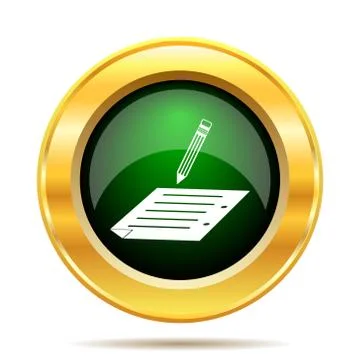 Subscribe icon. Internet button on white background.. 스톡 일러스트