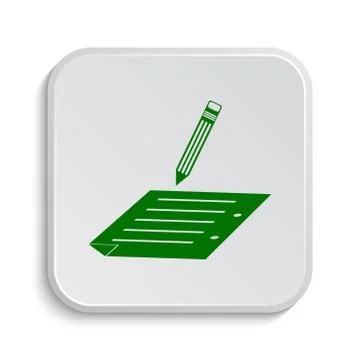 Subscribe icon. Internet button on white background.. Illustrazione stock