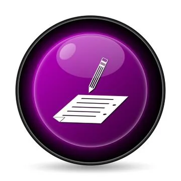 Subscribe icon. Internet button on white background.. Stock Illustration