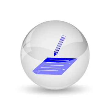 Subscribe icon. Internet button on white background.. Stock Illustration