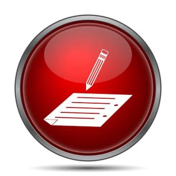 Subscribe icon. Internet button on white background.. Stock Illustration