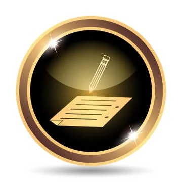 Subscribe icon. Internet button on white background.. Stock Illustration