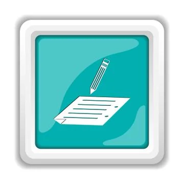 Subscribe icon. Internet button on white background.. Stock Illustration