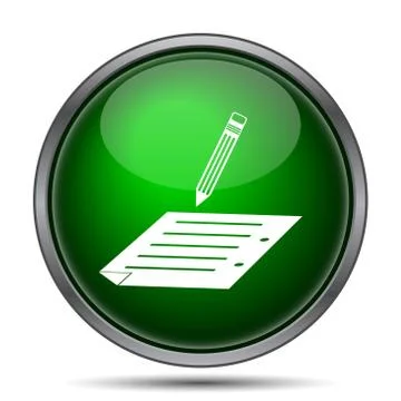 Subscribe icon. Internet button on white background.. Stock Illustration