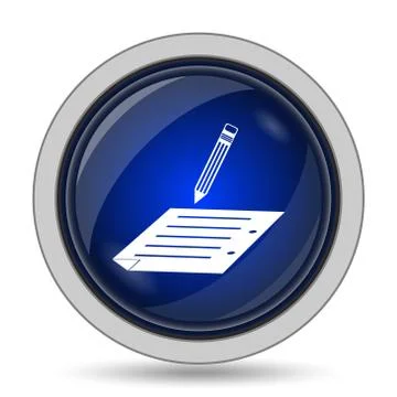 Subscribe icon. Internet button on white background.. Stock Illustration