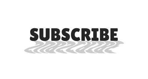 Subscribe modern digital button with wavy gray shadow Illustrazione stock