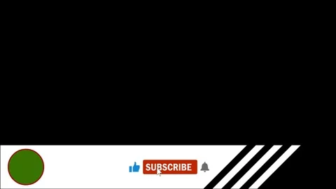 Like subscribe notification button animation green screen logo alpha channel 4k Vidéo 279260177