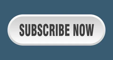 Subscribe now button. subscribe now rounded white sign. subscribe now Stock Illustration
