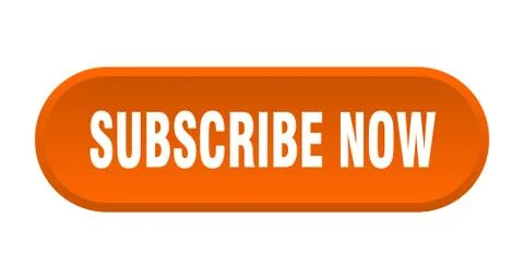 Subscribe now button. subscribe now rounded orange sign. subscribe now Stock Illustration