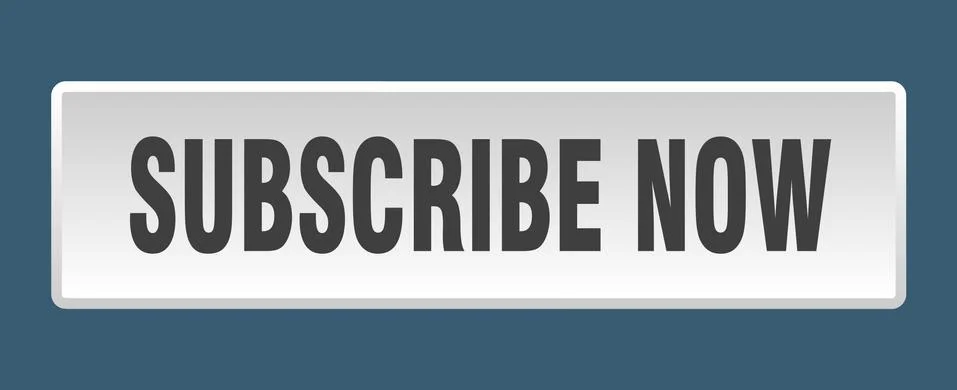 Subscribe now button. subscribe now square white push button Stock Illustration