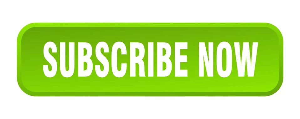 Subscribe now button. subscribe now square 3d push button Illustrazione stock