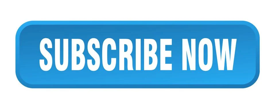 Subscribe now button. subscribe now square 3d push button Stock Illustration