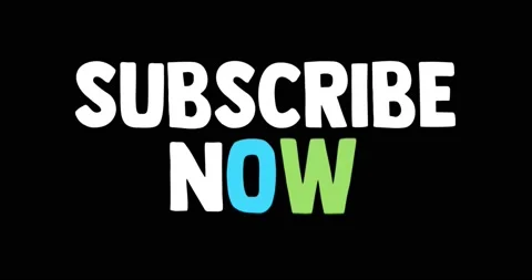 Subscribe Now Cartoon Animation Stock Footage 166433446