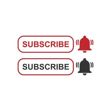 Subscribe now icon logo button template Stock Illustration