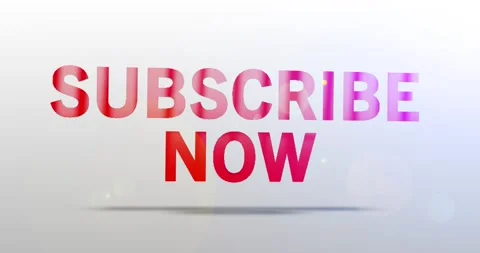 Subscribe now. Particle Logo. Text Animation Stock Footage 135207815