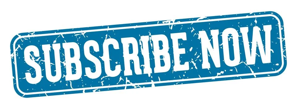 Subscribe now rectangular sign. subscribe now stamp Stockillustratie