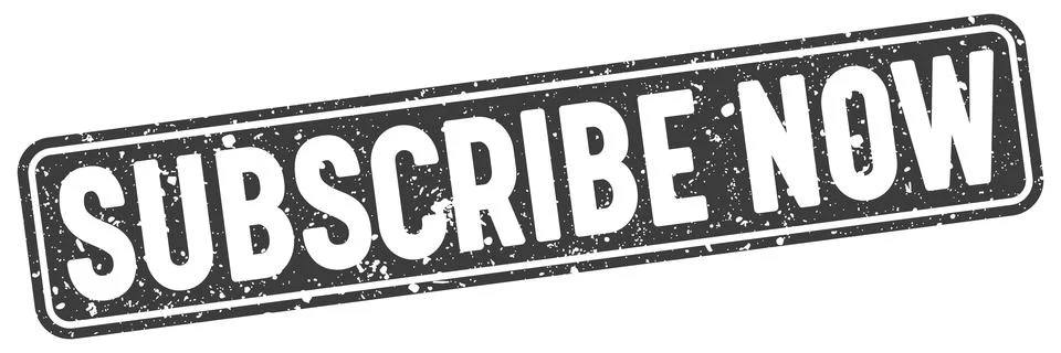 Subscribe now stamp. subscribe now black rectangular grunge stamp on transp.. Stock Illustration