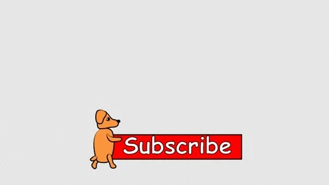 Subscribe. Phrase on transparent background video 4k for Youtube, alpha channel Stock Footage 165619628