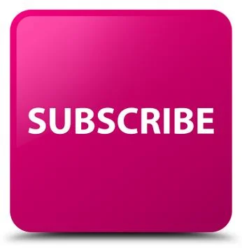 Subscribe pink square button Stock Illustration