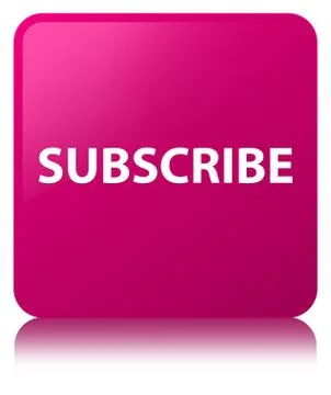Subscribe pink square button Illustrazione stock