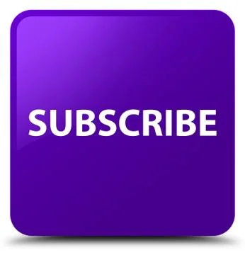 Subscribe purple square button Stock Illustration