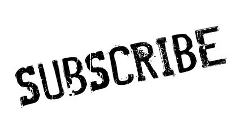 Subscribe rubber stamp Stock Illustration