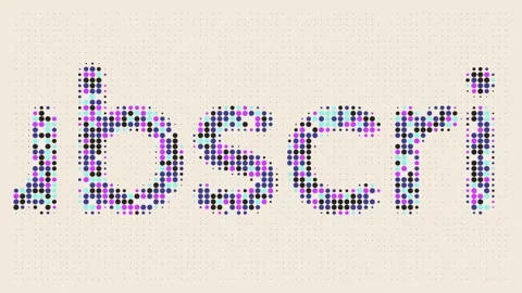 Subscribe scrolling dotted text on beige background animation Stock Footage 342737386