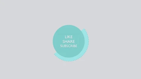 Subscribe, Like, Share button attractive modern animated text button. Stock Footage 106457405