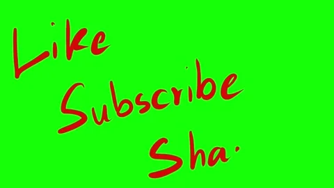 Like subscribe share YouTube end screen chroma key green screen Stock Footage 185468499