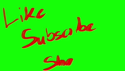 Like subscribe share YouTube end screen chroma key green screen Stock Footage 185468515